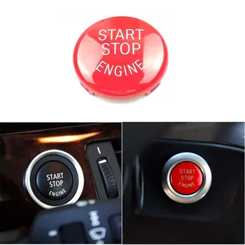 

Red Replacement Start Stop Engine Button Cover Case fit For BMW 3 Series E90 320i 325I