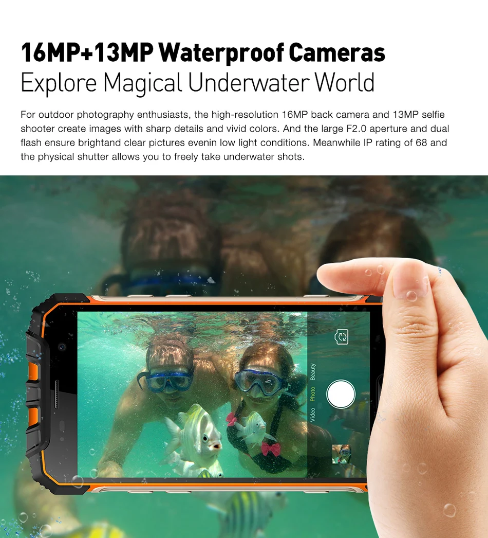 Ulefone armor 2 6gb 64gb смартфон IP68 водонепроницаемый ударопрочный смартфон Helio P25 Восьмиядерный 5,0 дюймовый NFC пылезащитный Мобильный телефон