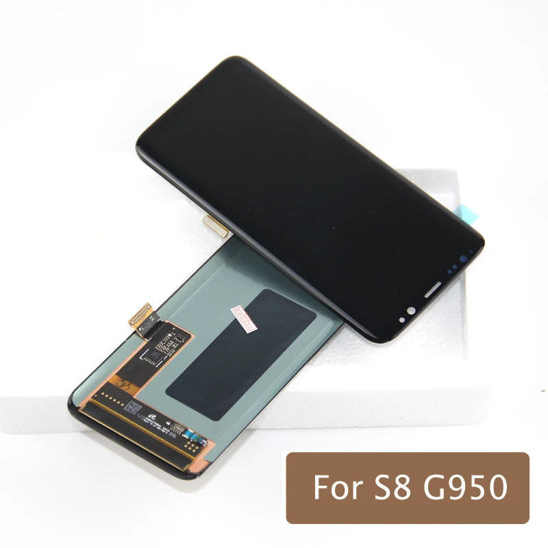 

Super AMOLED For Samsung galaxy S8 G950 Lcd Display Touch Screen Digitizer Assembly For Samsung S8 G950 G950F lcd