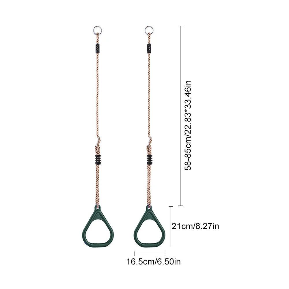 Детские трапеции бар Pull Up Gym Rings Регулируемые Пластиковые Фитнес Спорт Pull-ups Крытый Открытый вытяжное кольцо приспособление для качания