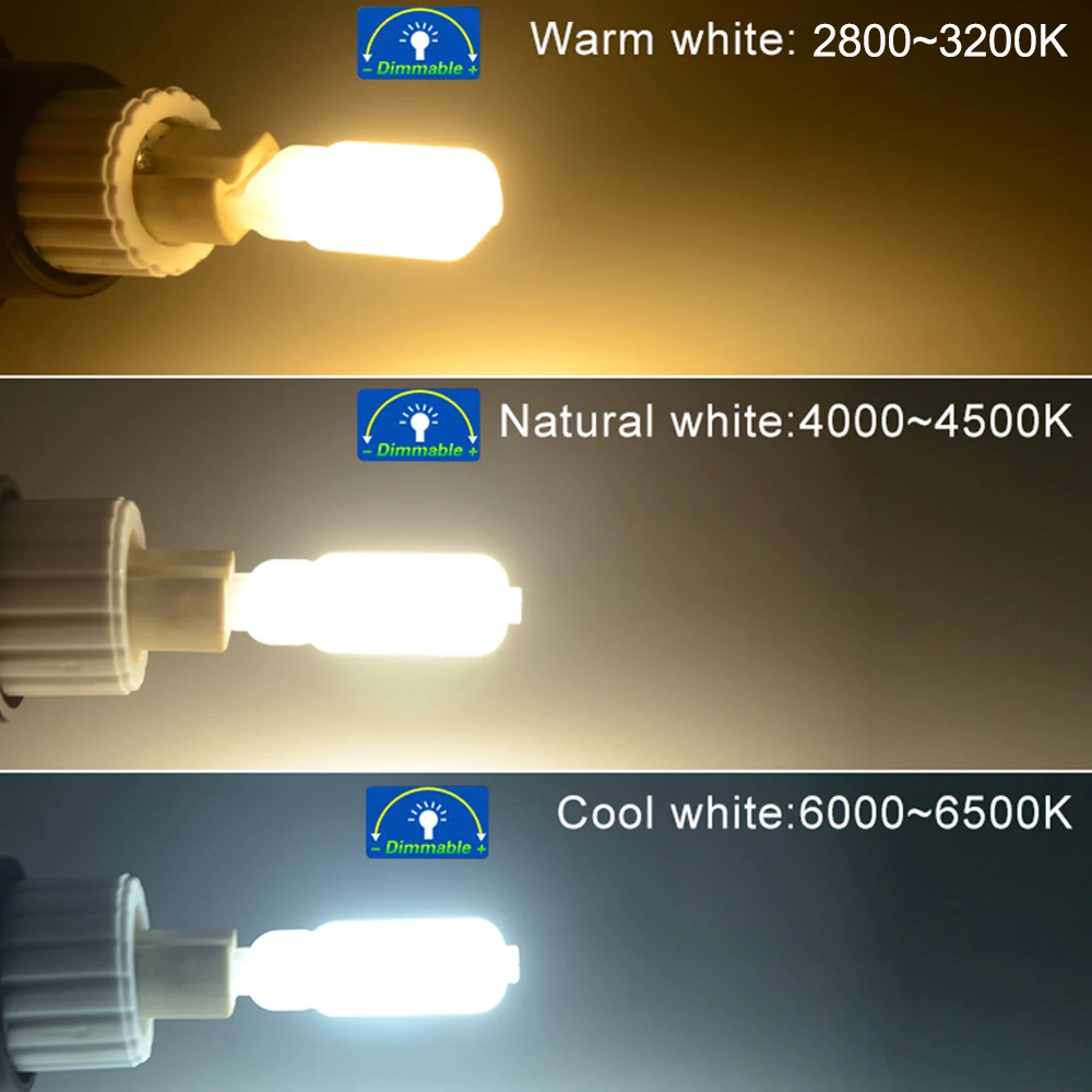 Светодиодная лампа Foxanon 10 шт./лот G9 5 Вт 7 9 220 В 110 SMD2835|Светодиодные лампы и трубки| |