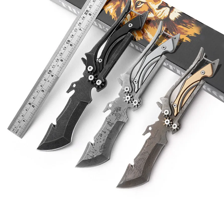 

Mini Tactics multifunction straight knife Outdoor Camping Hunting Pocket Survive Knives EDC Survival Tools