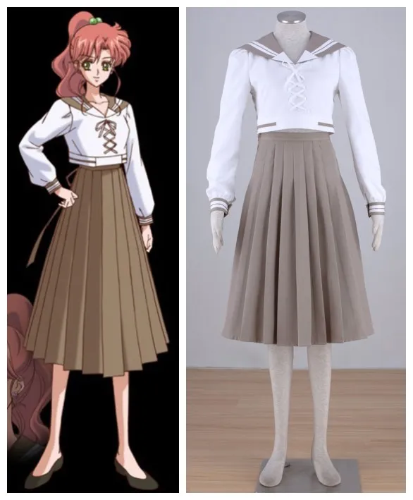 

Sailor Moon Kino Makoto summer uniform anime cosplay womens Halloween Costumes
