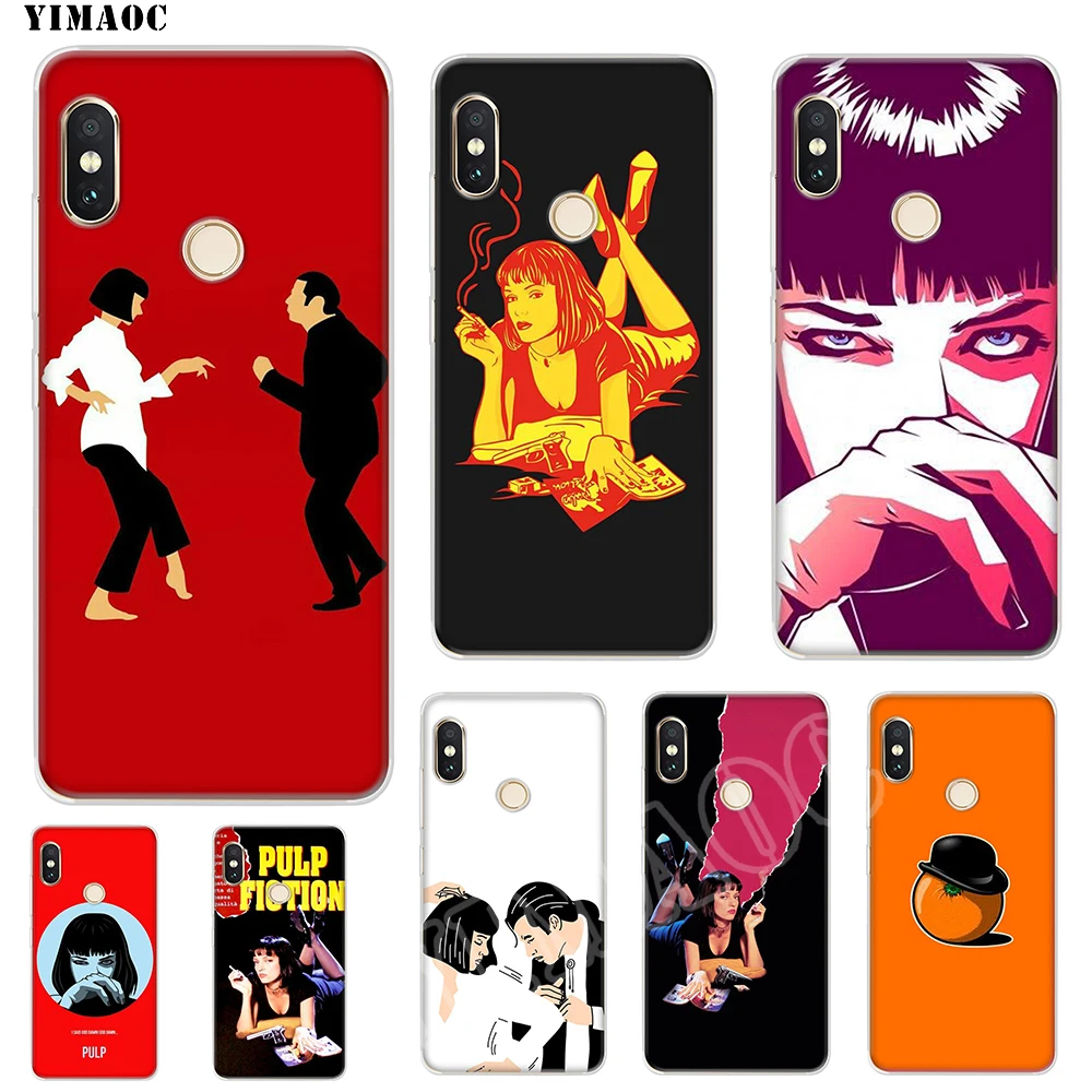 YIMAOC film Pulp Fiction Soft Silicone Case for POCOPHONE F1 Xiaomi Redmi Note 6 7 Pro 6A Mi 8 Lite TPU Cover |