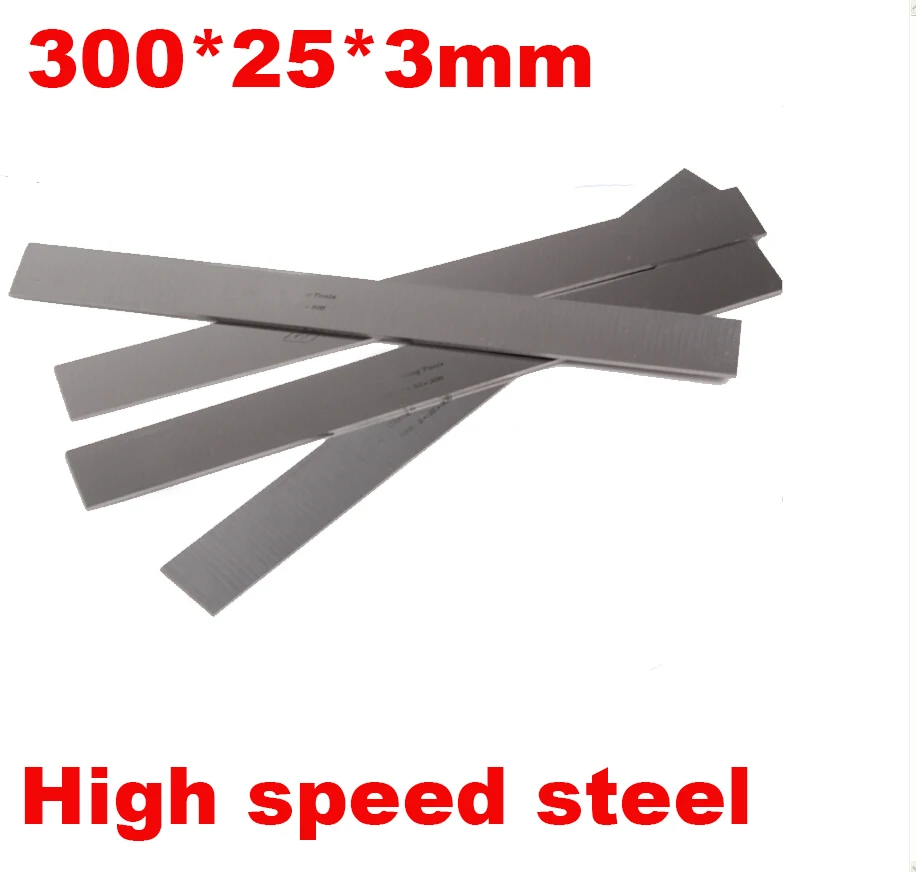

300x25x3mm HRC 60 High speed HSS steel Knife blade DIY