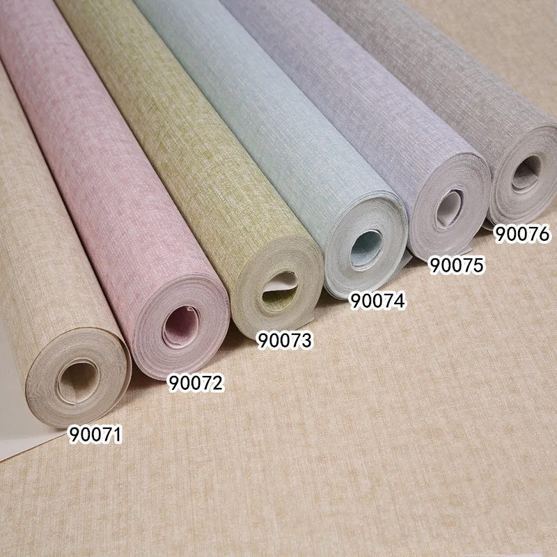 

popular model 3d texture non-woven Plain colour Ephedra wallpaper bedroom high-end home decoration