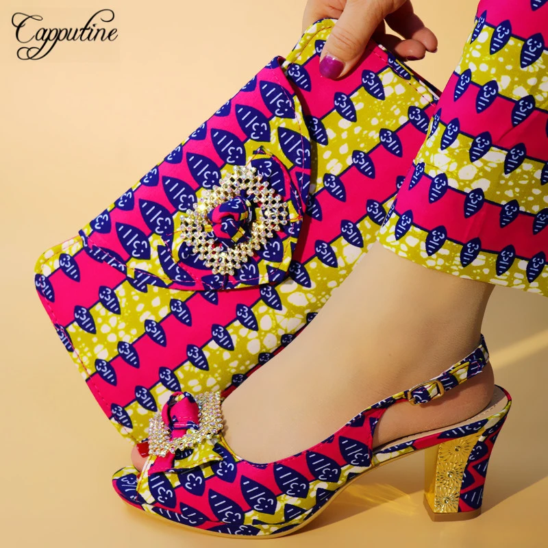 nigerian traditional wedding shoes and bags