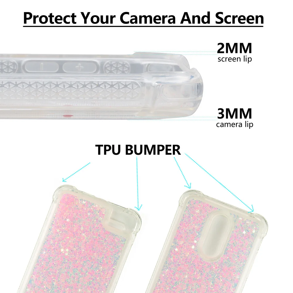 Милый блестящий чехол для LG K11 Plus K30 X4 + мягкая задняя крышка из ТПУ бампер с