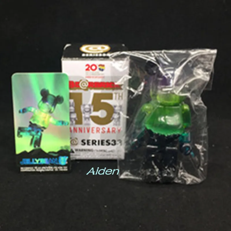 

3" Bearbrick Kaws Gloomy BB Be@rbrick 100% BASIC Original Fake BASIC ARTIST Jelly Street Art PVC Action Figure Toy BOX 7CM Z705