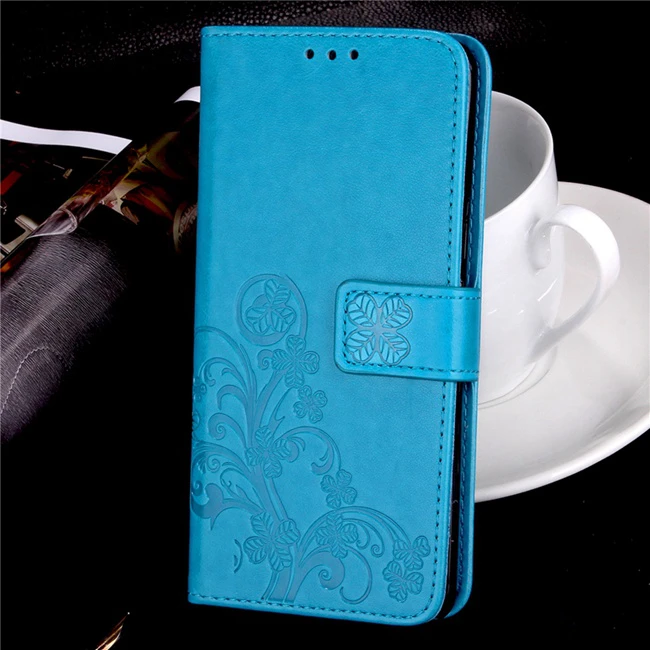 Чехол для Телефона Чехол-бумажник чехол для huawei P8 P9 P10 P20 Lite Y5II Y3 Y5 Y6 Prime Y9 P Smart Honor 7A 7C Pro 6A 6C 5A 8 Lite чехол - Цвет: Blue