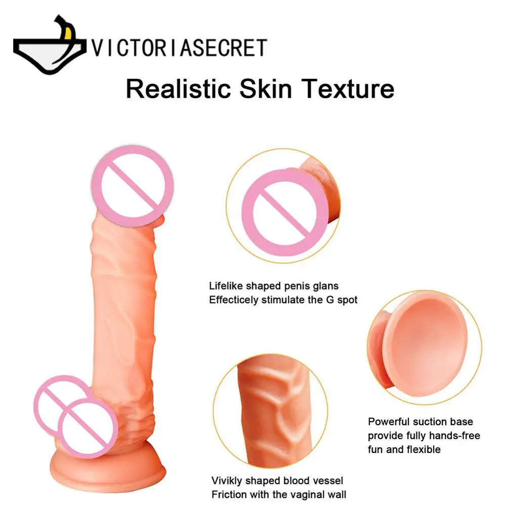 Realistic Erotic Dildo Penis Cock Anal Plug Masturbation Dick Suction Cup Erotic goods Sexs Adults Toy Shop Dildo for woman Cock