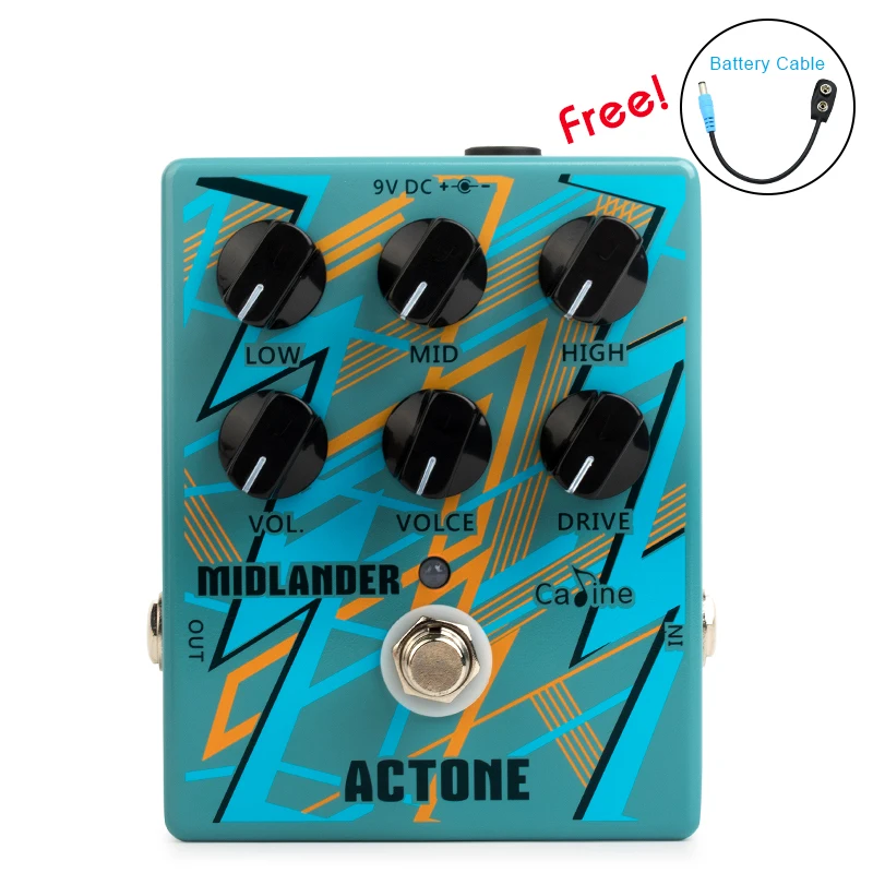 

Caline CP-56 AC Tone Guitar Pedal MIDLANDER Guitar Effect