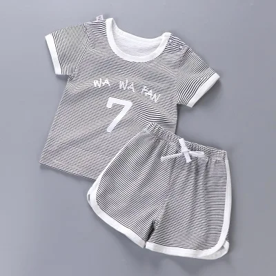 Одежда для маленьких мальчиков летний комплект одежды для новорожденных мальчиков, хлопковая одежда для малышей, костюм(рубашка+ штаны), комплект одежды для младенцев - Цвет: Хаки