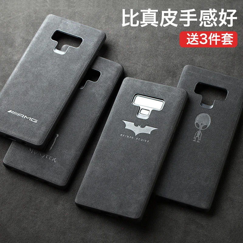

Luxury leather Plush phone case cover for samsung galaxy s10 s9 s8 plus s10e lite note8 note 9 Motorsport AMG M coque fundas
