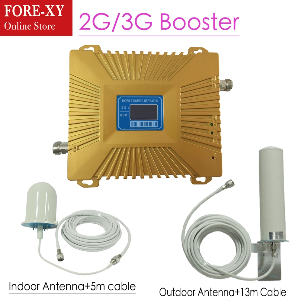 3 جرام مكرر GSM الخلوية مكبر صوت أحادي 900 ميجا هرتز WCDMA 2100 ميجا هرتز 2 جرام 3 جرام هاتف محمول إشارة الداعم gsm مكرر الداعم المزدوج الفرقة