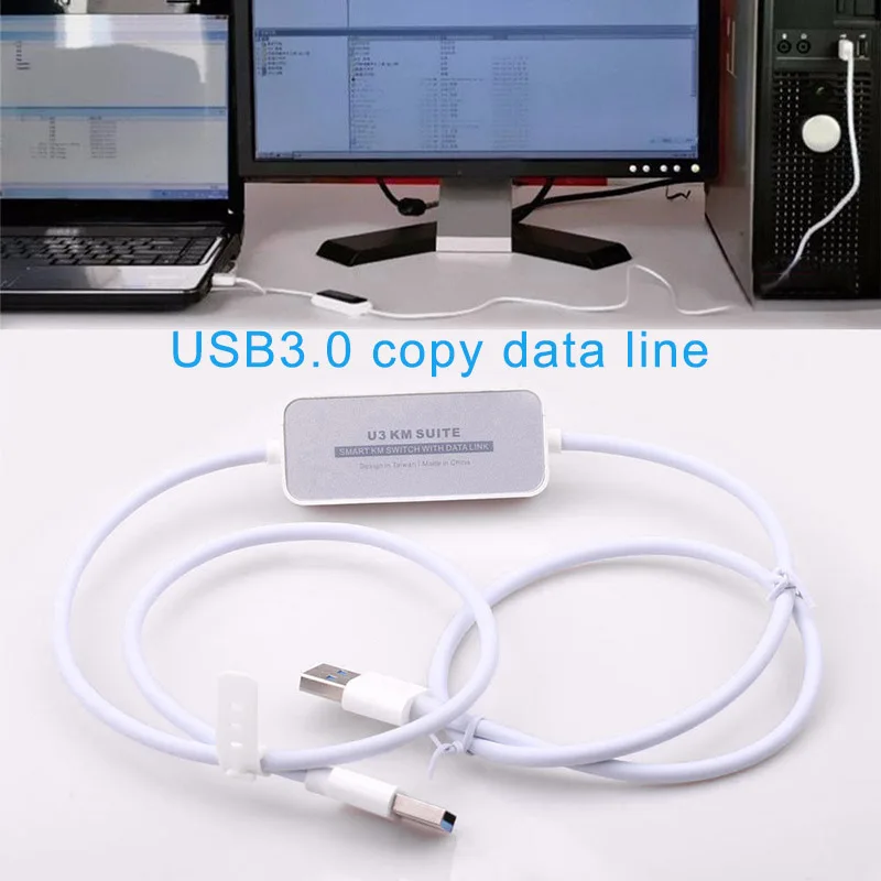 

U3 KM Suite USB 3.0 PC to PC Sync Data Link Cable File Transfer for MACBook Windows XXM8