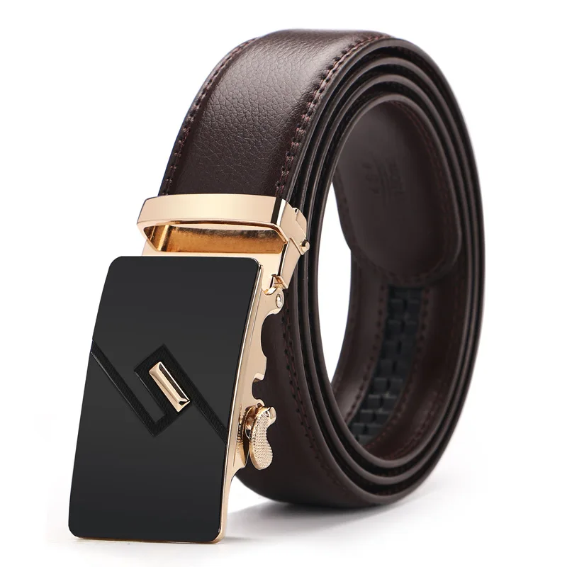 

Genuine Leather Belts For Men Automatic Male Belts Cummerbunds Leather Belt Men Black Belts Cinturon Hombre