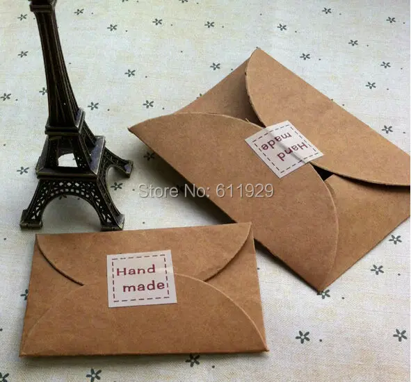 

free shipping blank retro invitation/kraft paper envelope 115x88mm/DIYgift packing box/card packing envelope/tags 50 pcs a lot