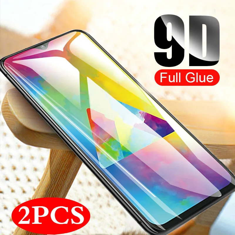 

2PCS/LOT 9D Screen Protector For SM Galaxy A10 A20 A20E A30 A40 A50 A60 A70 Full Tempered Glass Film For Samsung M50 M30 M20 M10