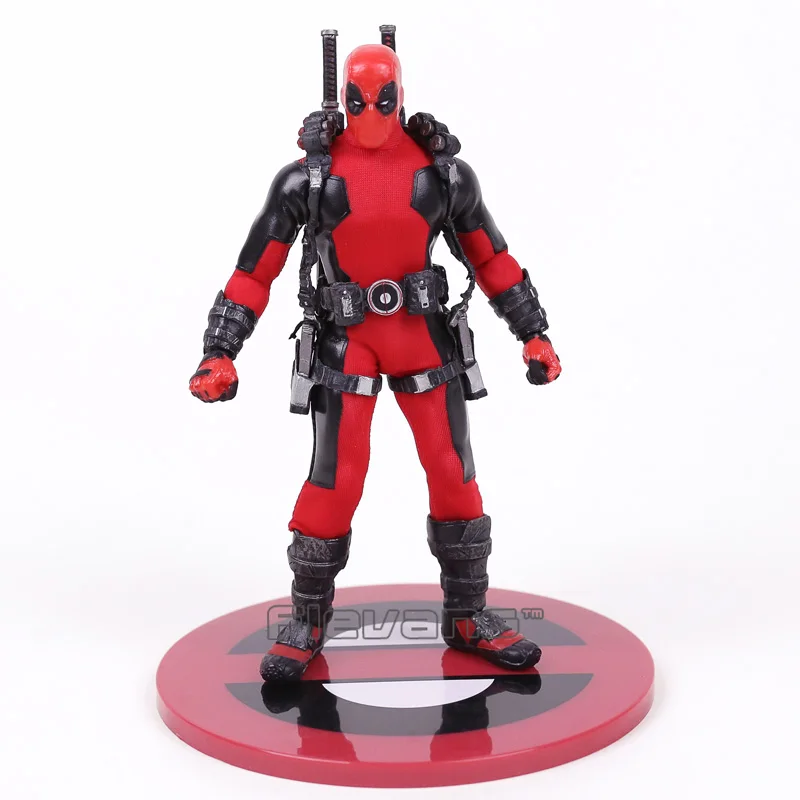 

MEZCO Deadpool 1/12 Scale PVC Action Figure Collectible Model Toy (real clothes) 16.5cm
