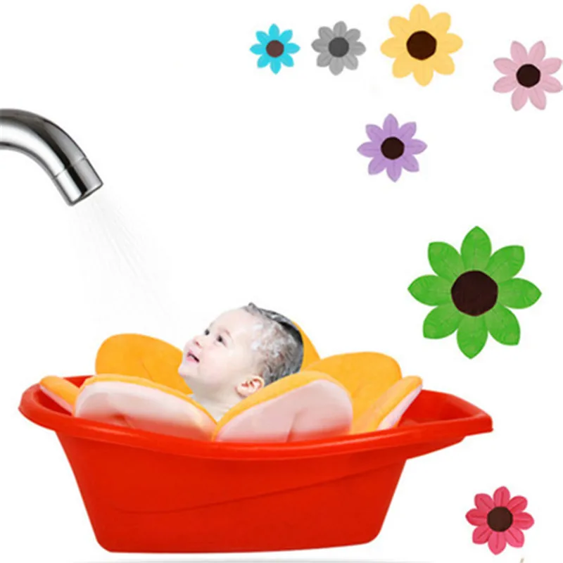 الوليد الطفل زهرة حمام حوض الطفل طوي تزهر حمام الرضع أفخم الزهور وسادة حصيرة الفتيان الفتيات الأمن البتلة وسادة للمقعد 80 سنتيمتر