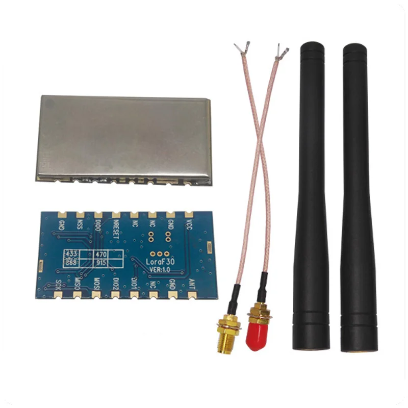 4 шт. Lora1278F30 + резиновая антенна 433 МГц 30dBm 1 Вт sx1278 LORA модуль Arduino демонстрационный