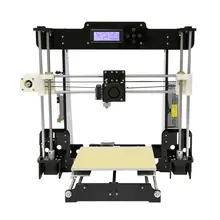 Анет 3D-принтеры Наборы больше печати Размеры RepRap Prusa I3 3D-принтеры комплект DIY с свободной нити 8 ГБ SD карты Инструменты и ЖК-дисплей очаг