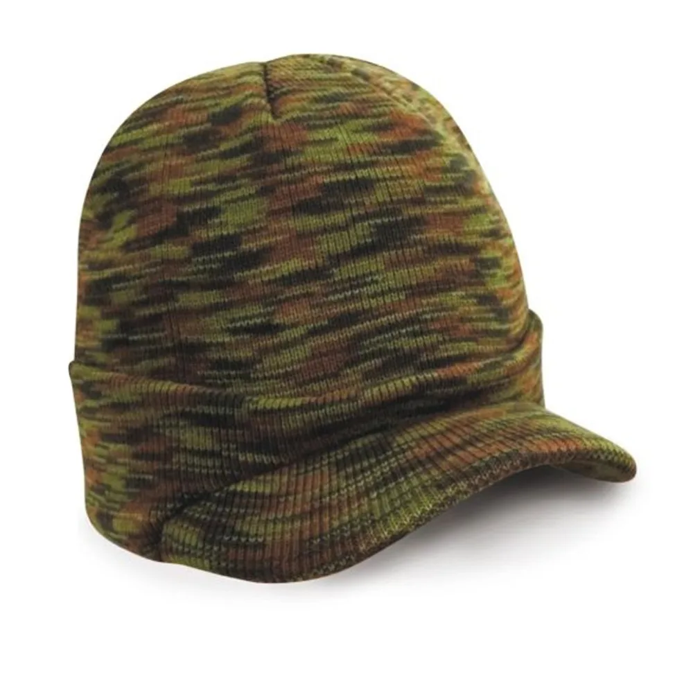 Buy 2017 Woolen Knitted Peaked Cap Army Beanie Hat