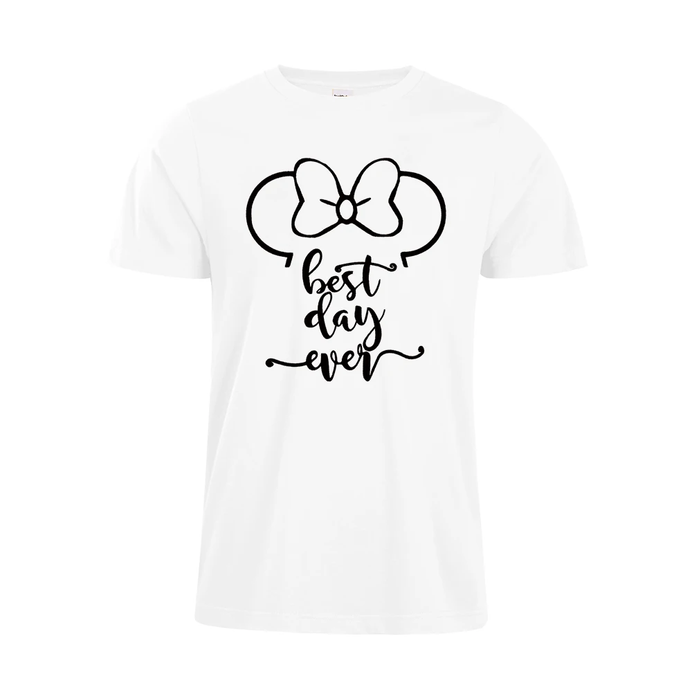 Женская милая рубашка с Минни Маус лучший день когда-либо футболка модные футболки мышь Микки девушки футболка в стиле tumblr