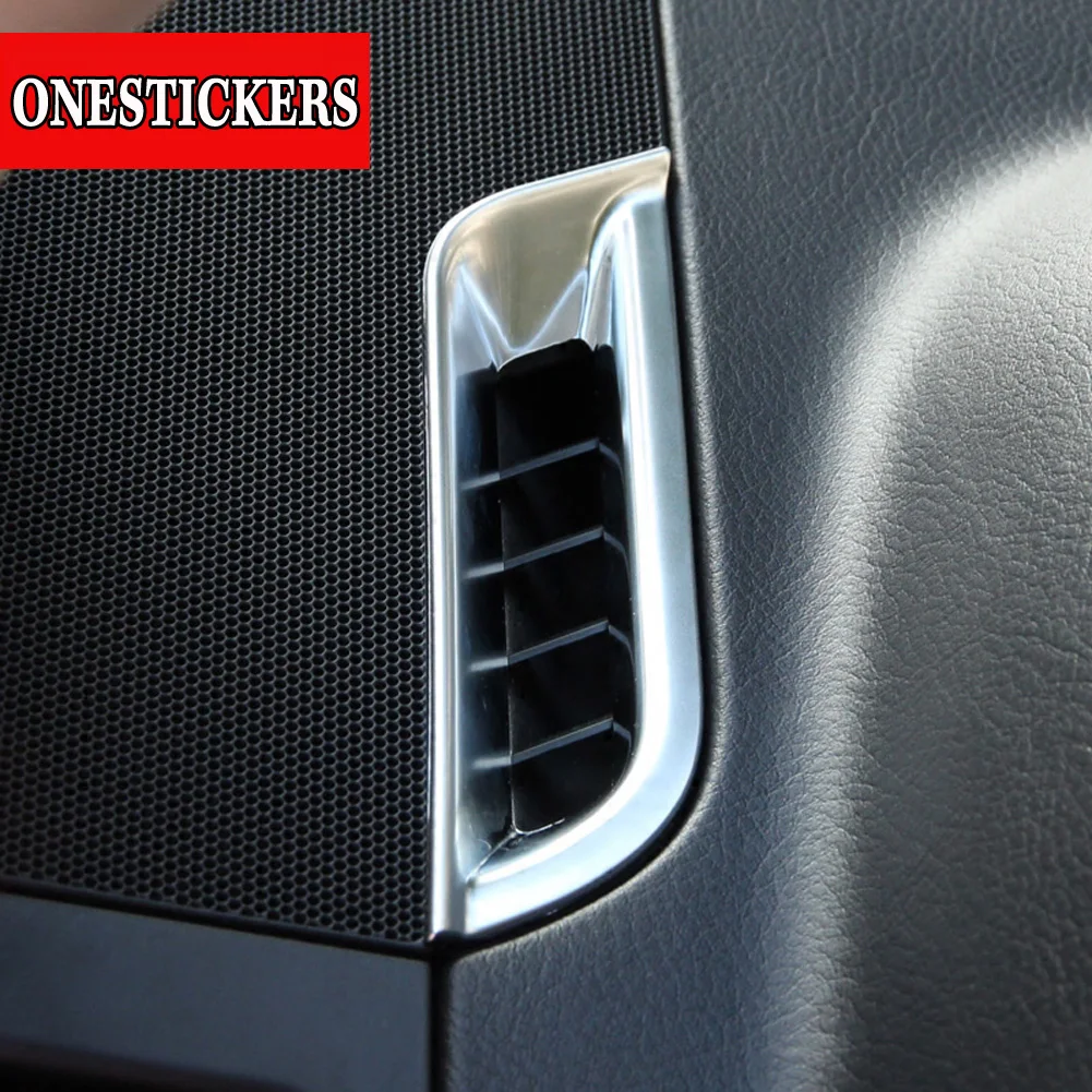 

2PCS Car Accessories Interior ABS Chrome Dashboard AC Air Vent Outlet Frame Cover Trim for Land Rover Freelander 2 LR2 2007-2015