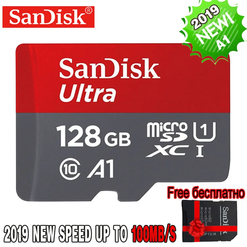 

SanDisk Tf Micro SD 16GB 32GB 64GB 128GB 256GB Memory Card SDHC SDXC Grade EVO+ Plus Class 10 C10 UHS Cards Flash Microsd Fast