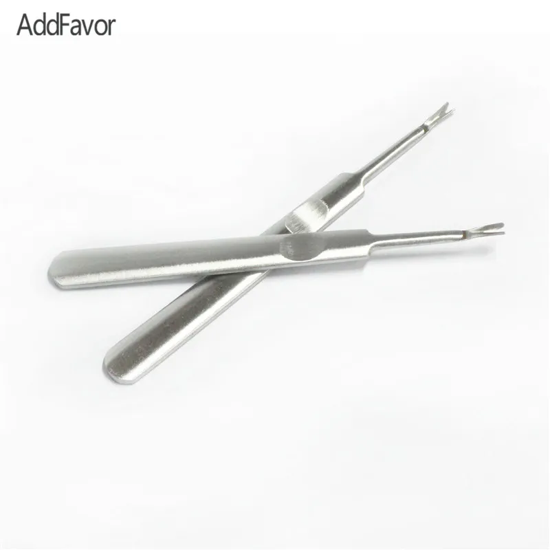 

AddFavor 2Pc Stainless Steel Cuticle Pusher Nail Manicure Dead Skin Remover Pedicure Tool Nail Tools Callus Cuticle Trimming