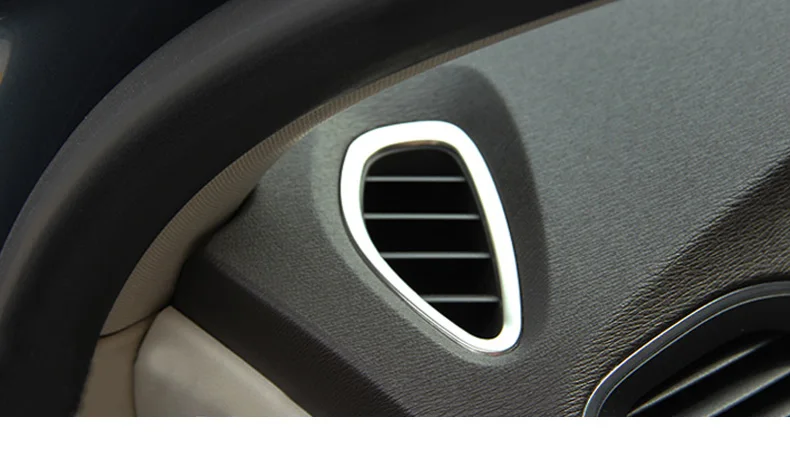 Скорости полета для Volvo V40 аксессуары для Volvo V40 2012 2013 Наклейки интерьерные Нержавеющая сталь AC Outlet кадр вентиляционное отверстие