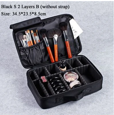 Organizer Makeup Box Makeup Bags Travel Korea Suitcase Cosmetic Pouch Handle Bag Small Brushes Case Professional Makeup Bag
