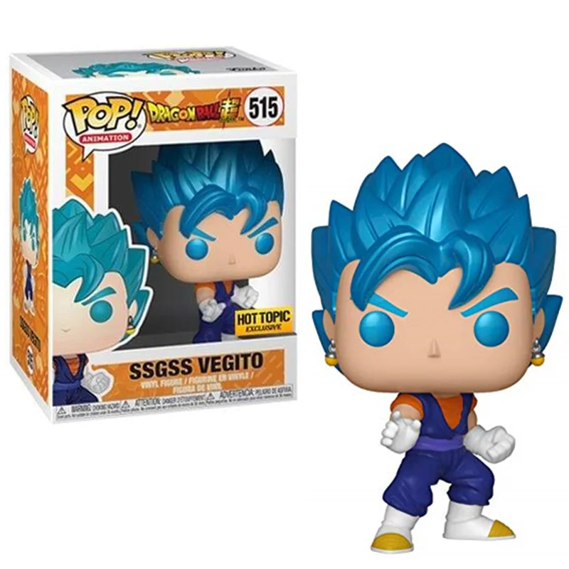 

FUNKO POP Official Dragon Ball SSGSS VEGITO 515 # Exclusive Limited Edition Action Figures Model Doll Toys for Birthday Gift