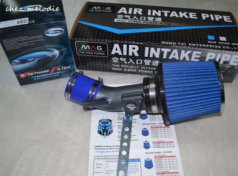 AIR INTAKE aluminium pipe kit+air filter for Toyota COROLLA 1.6 1.8