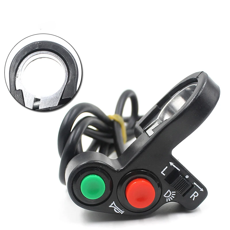 

Car-styling Switches Motorcycle Bike Headlight Horn Signal Handlebar ON OFF Switch Button td3 dropship