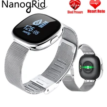  Bluetooth Smart Bracelet with Heart Rate Monitor Waterproof Pedometer Fitness Tracker Women Men Smart Watch for IOS Android