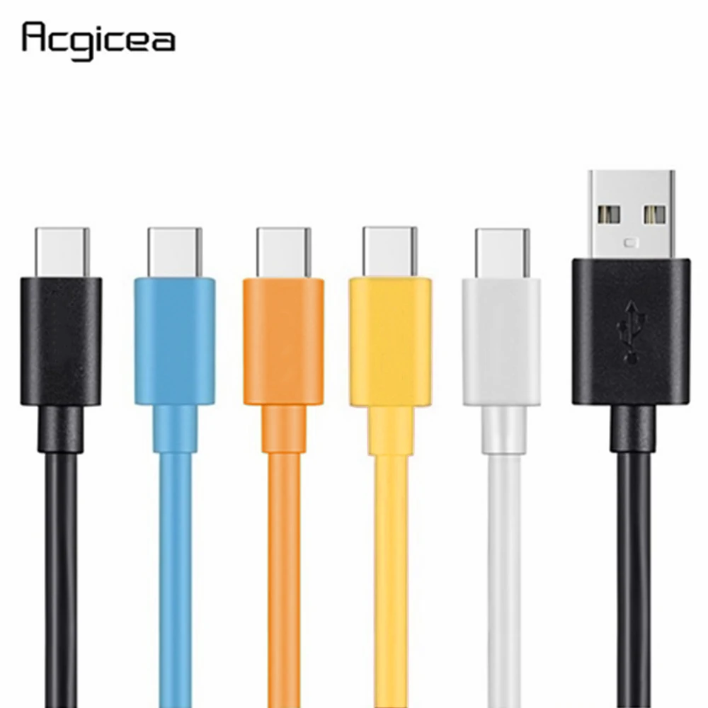 

Acgicea USB Type C Cable For Samsung S8 Xiaomi Redmi Note 7 K20 Pro Mobile Phone Fast Charge USBC Type-c Wire Cord USB-C Charger