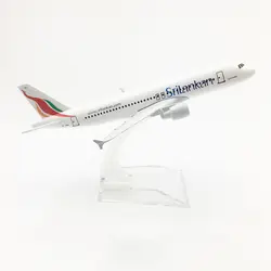 1/400 масштаб самолетов Шри-Ланки Airbus A320 SriLankan 16 см сплав игрушка в виде самолета Для детей подарок для коллекции