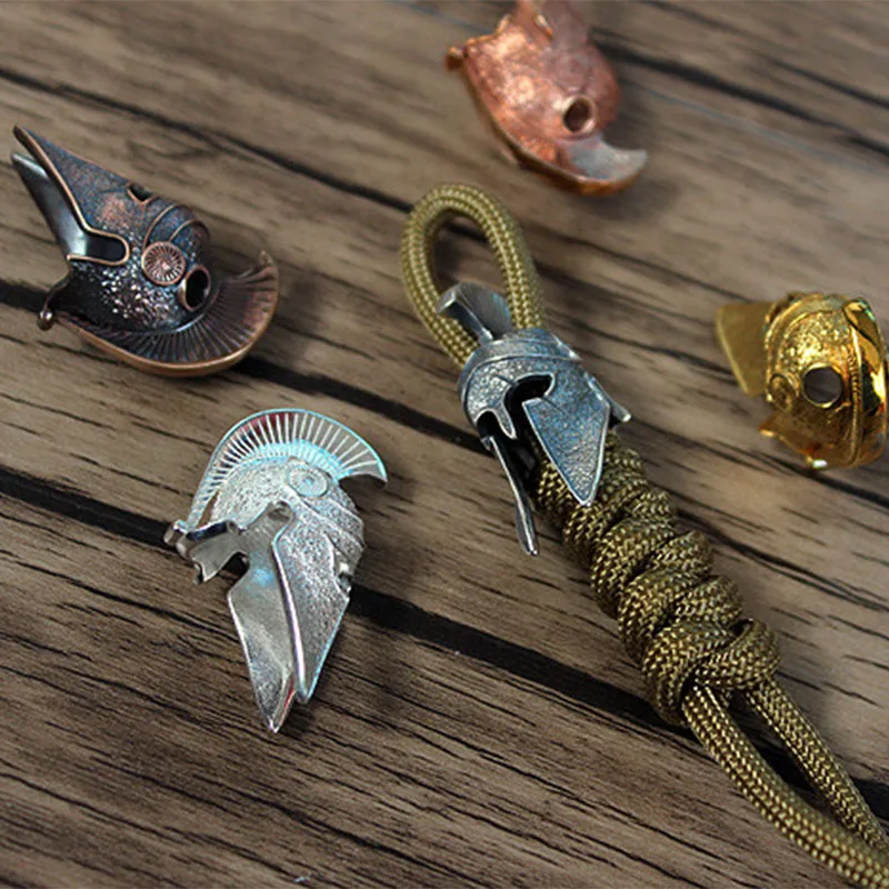 EDC-Knife-Lanyards-Paracord-Beads-925-Silver-Spartan-For-Paracord-Bracelet-Accessories-Survival-DIY-Cord-Pendant (3)