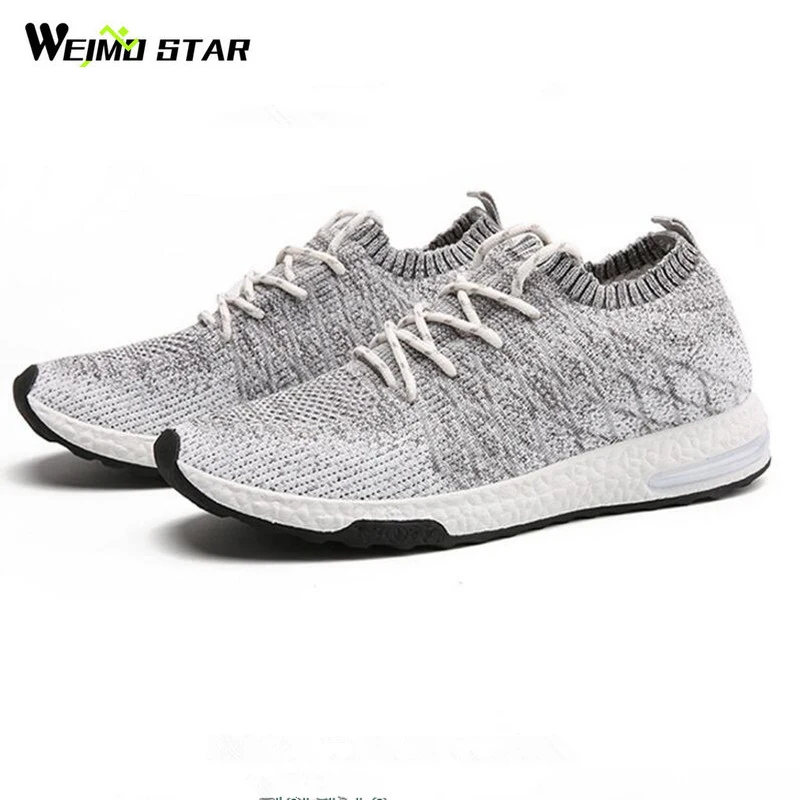 

Weimostar 2017 Breathable Running Shoes For Men Women Light Sneakers Slip-On Mesh Sport Shoes zapatillas hombre deportiva