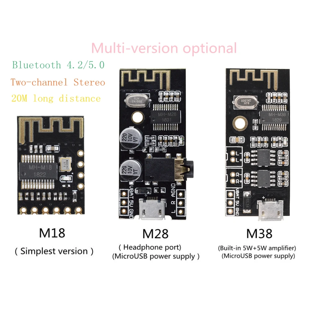 MH-MX8 Беспроводной Bluetooth MP3 аудио плата приемника BLT 4,2 mp3 декодер не допускающий потерь комплект M18 M28 M38