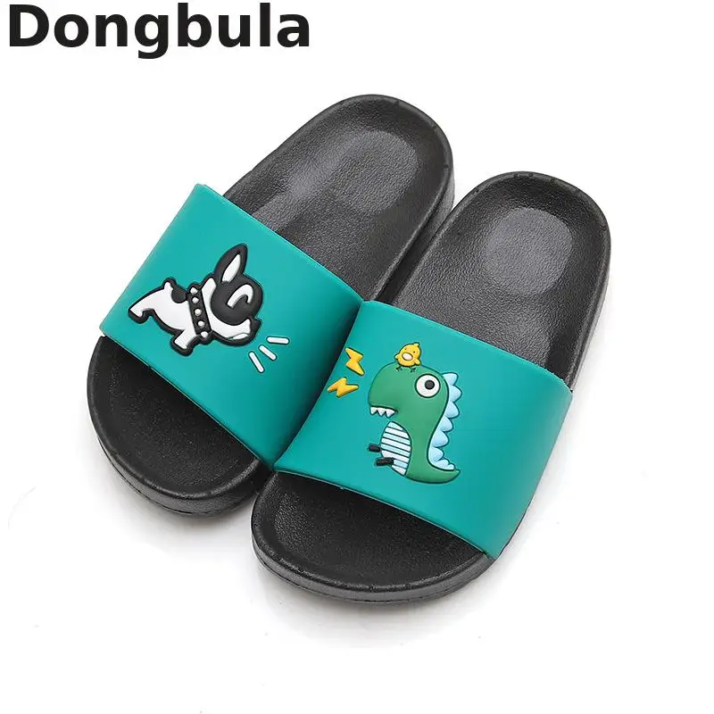 

Children's Slippers For Boys Girls Summer Baby Sandals Cute Cartoon Soft Bottom Dinosaur Dog Flat Beach Shoes Casual Home Shoes