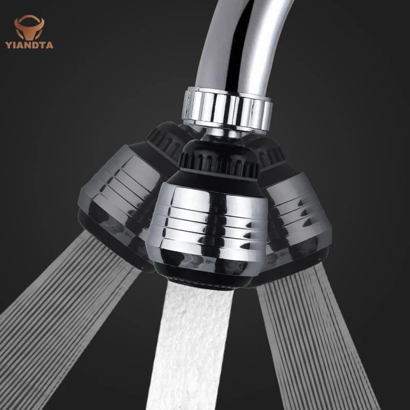 Кухонный кран 360 градусов поворотный фильтр Bubbler кислород увеличение воды