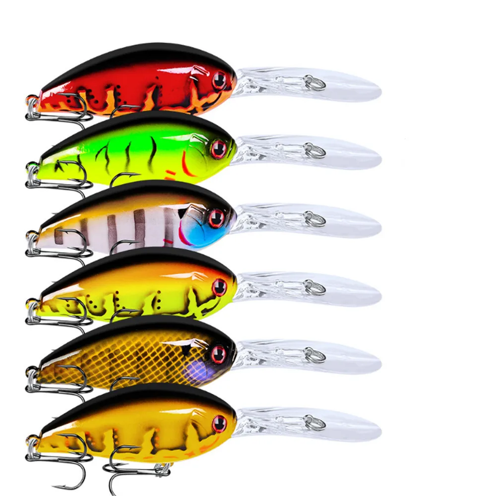 

1Pcs 115mm 17.5g Long Lips Wobbler Fishing Lure Artificial Hard Crankbait Bass Pike Lure Trolling Pesca Carp Fishing Tackle