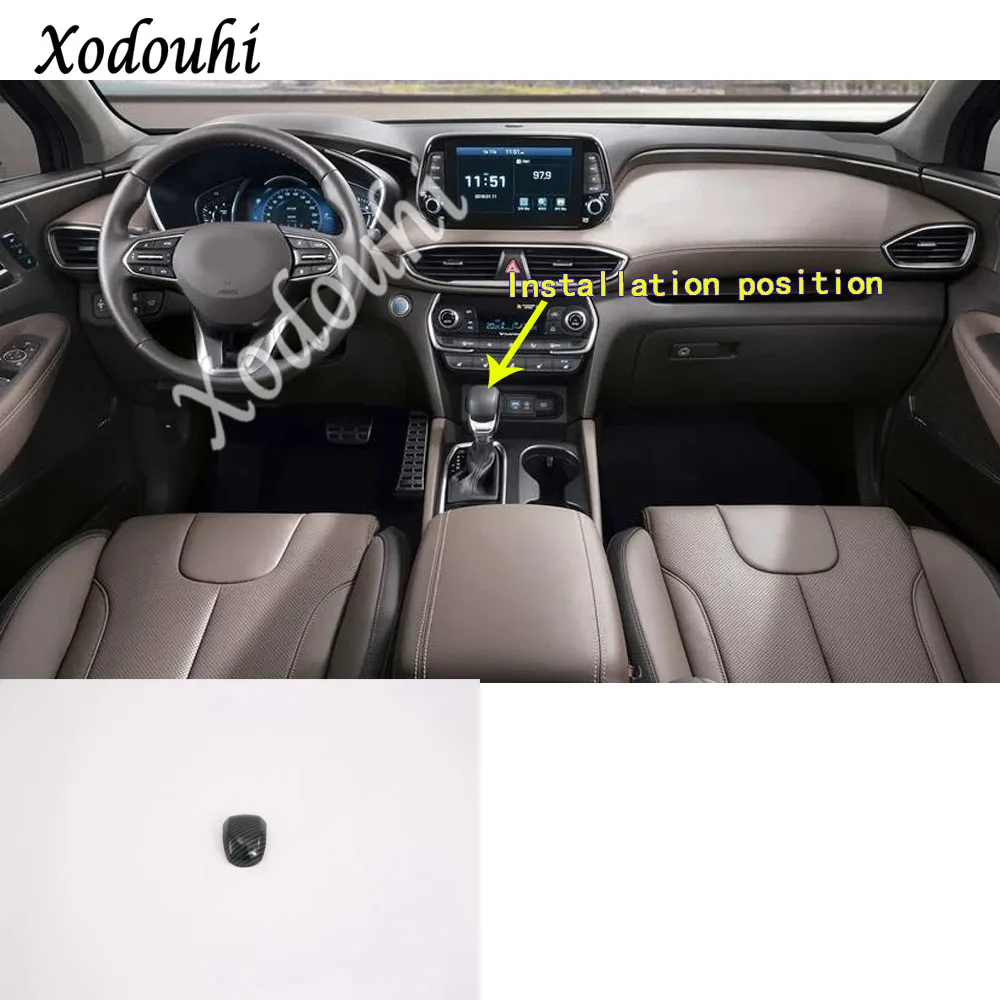 Для Hyundai Santa Fe Santafe 2019 2020 2021 наклейка корпус головка с блестками отделка крышка