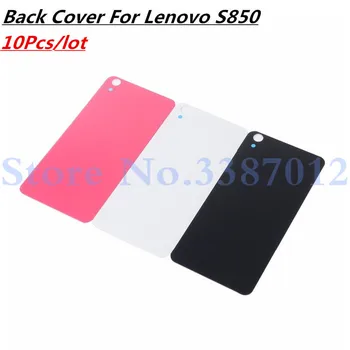 

10Pcs/lot For Lenovo S850 Case Replacement Glass Back Cover Battery Rear Door Housing S850 S850t Case 3 Colors Adhesive Sticker