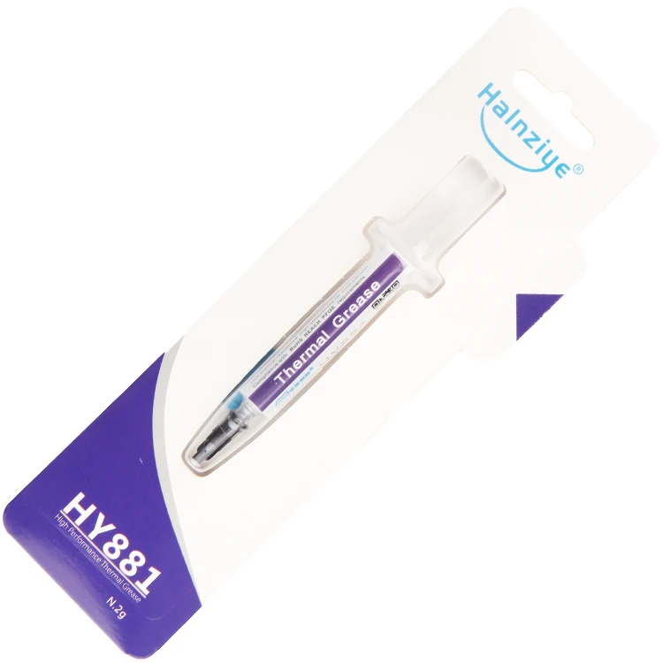

HALNZIYE HY881-TU2g AMD Intel processor CPU Cooler Cooling Fan Thermal Grease VGA Compound Heatsink Plaster paste