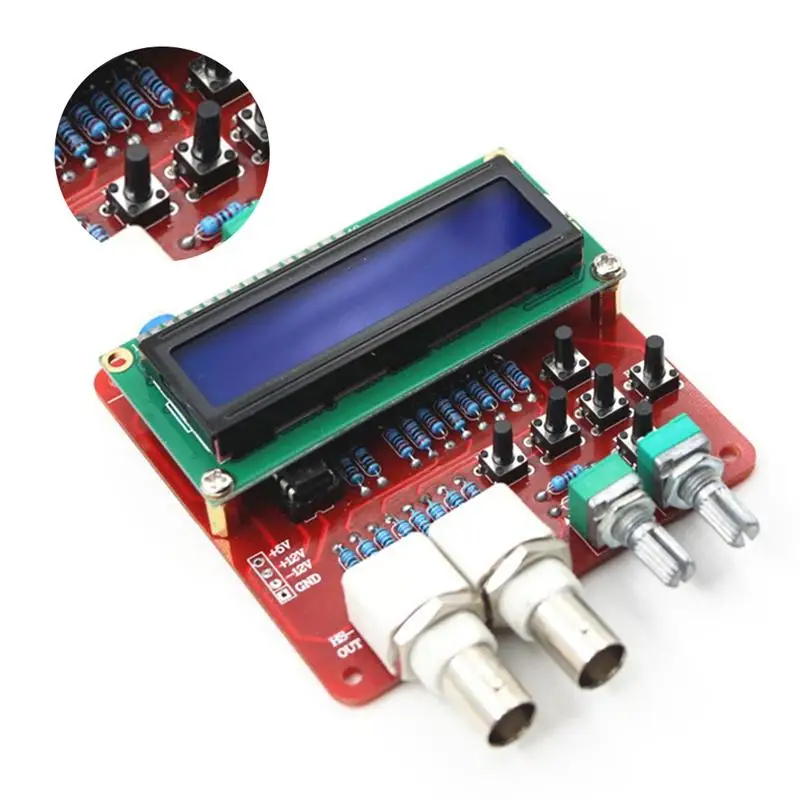 

2018 Digital DDS Function Signal Generator DIY Kit Sawtooth ECG Triangle Square Sine Wave Frequency Generator
